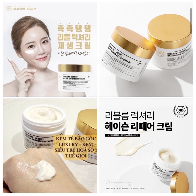 Kem Dưỡng Trắng Cao Cấp Rebloom Luxyry Hasten Skin Repair Cream