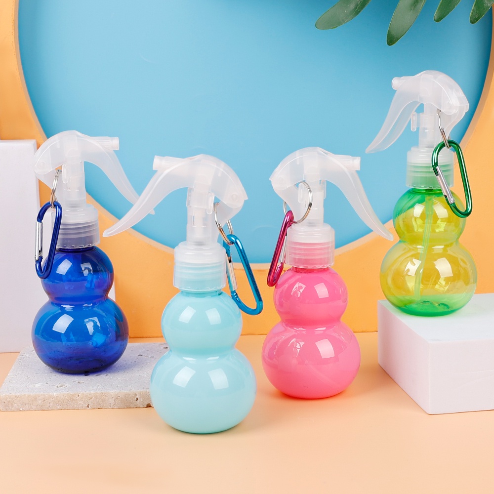 Chai nhựa PET xịt nước hoa khử trùng hình quả bầu màu ngẫu nhiên 100ml cho du lịch hoặc ra ngoài