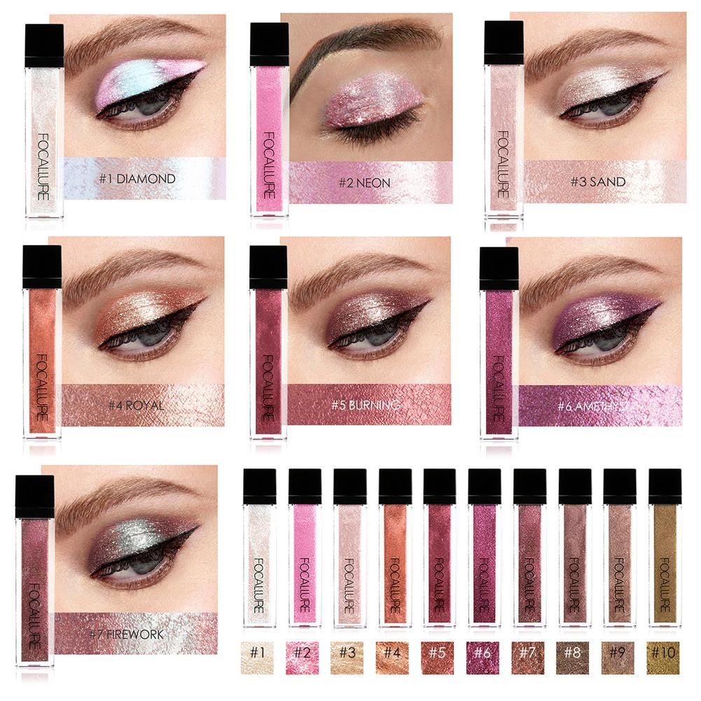 [Gift] Phấn mắt bóng FOCALLURE dạng lỏng màu đẹp chống nước lấp lánh | BigBuy360 - bigbuy360.vn