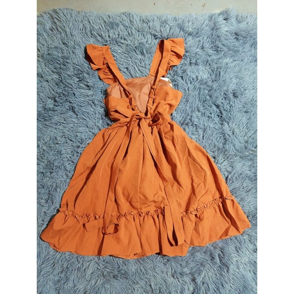 Đầm cánh tiên đan dây lưng( sẵn cúp ngực )