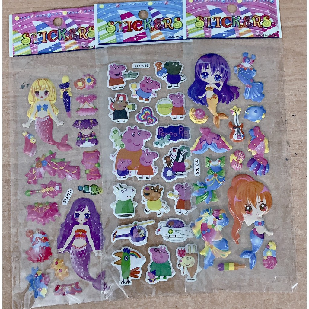 Sticker họa tiết nhân vật hoạt hình