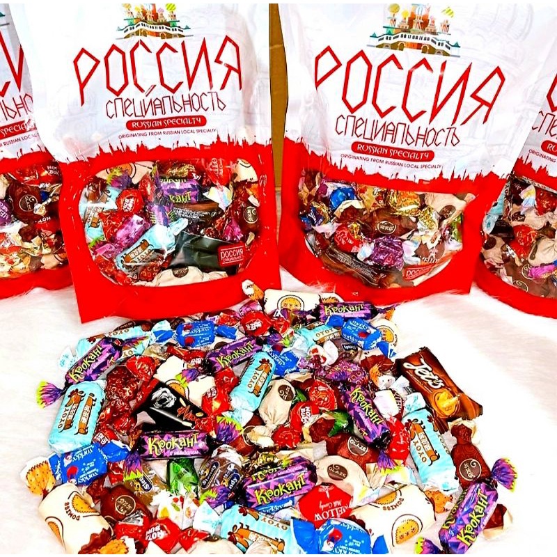 KẸO SOCOLA NGA MIX VỊ 500G