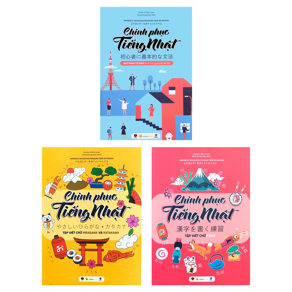Sách - Chinh Phục Tiếng Nhật (Bộ 3 quyển, lẻ tùy chọn) - BV
