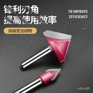 Đức karpu hình chữ v dao 3d chế biến gỗ cắt lưỡi máy cắt hợp kim chamfering phay máy khắc 90 độ 45 độ
