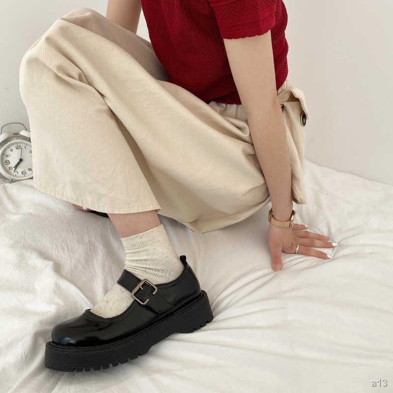 ๑✤❣Mary Jane Nhật jk giày da nhỏ nữ sinh phiên bản Hàn Quốc phong cách retro hoang dã kiểu Anh 2021 kiểu dáng mới xuân h