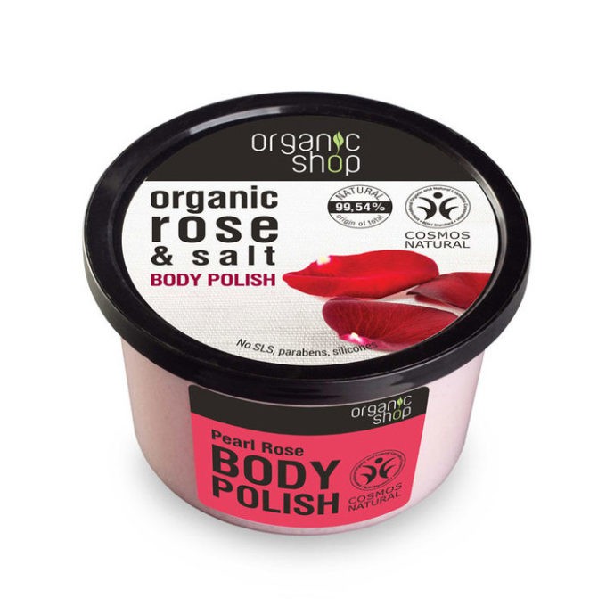 TẨY TẾ BÀO CHẾT TOÀN THÂN ORGANIC SHOP ORGANIC RASPBERRY &amp; SUGAR BODY SCRUB 250ML