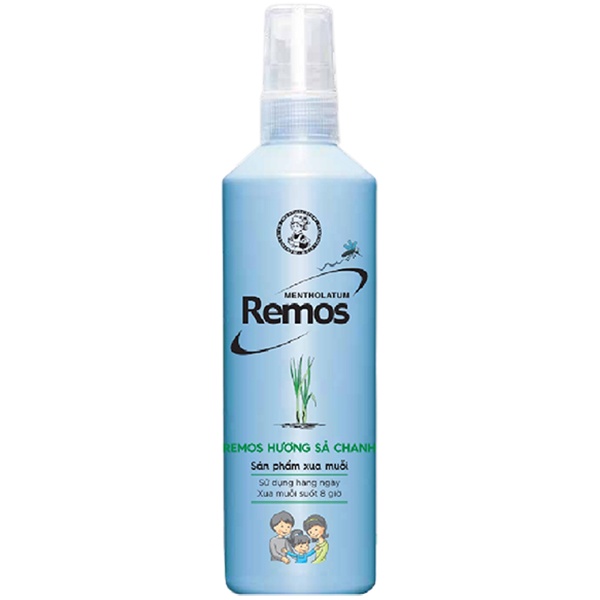 REMOS XỊT PHUN SƯƠNG - HỖ TRỢ XUA MUỖI HIỆU QUẢ SỐ 1 - CHÍNH HÃNG CÔNG TY