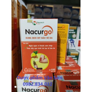 Nacurgo xịt vết thương