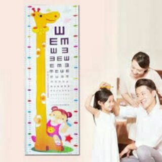 Tranh dán tường đo chiều cao cho bé