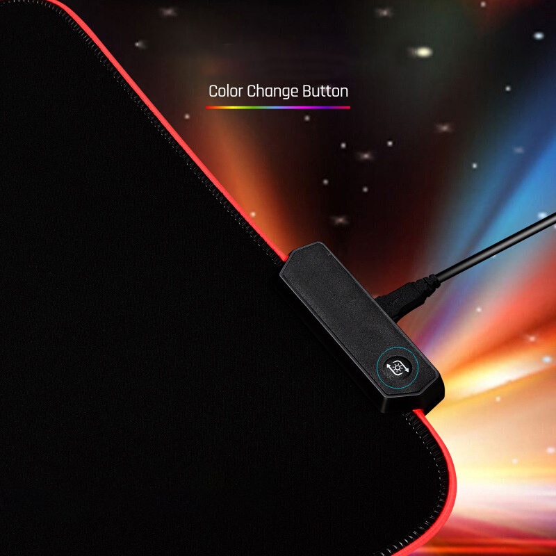 Lót Chuột Cỡ Lớn Led RGB, Pad Chuột Lớn Phát Sáng Chống Trượt Bền Đẹp