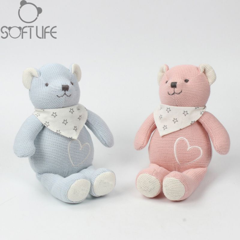 Gấu bông len cho bé chính hãng Softlife hàng cao cấp Babybear