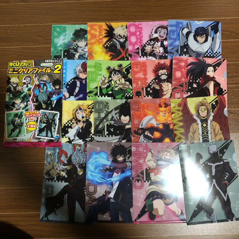 Pack nhân phẩm My Hero Academia MHA (mini clearfile)