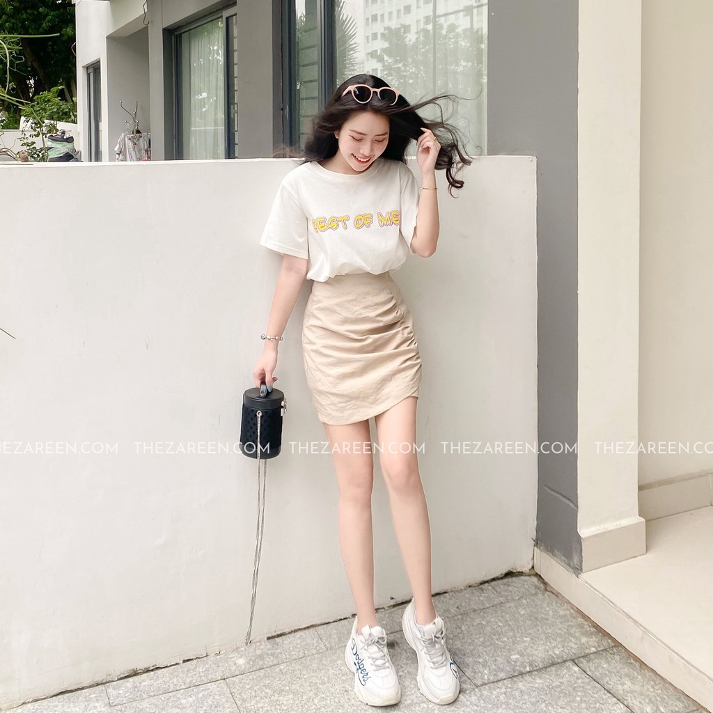 CHÂN VÁY ÔM XẾP LY ZAREEN VAB06 NUDE | BigBuy360 - bigbuy360.vn