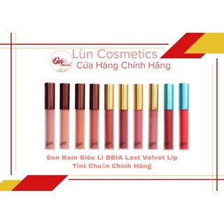 Son Kem Siêu Lì BBIA Last Velvet Lip Tint Chuẩn Chính Hãng