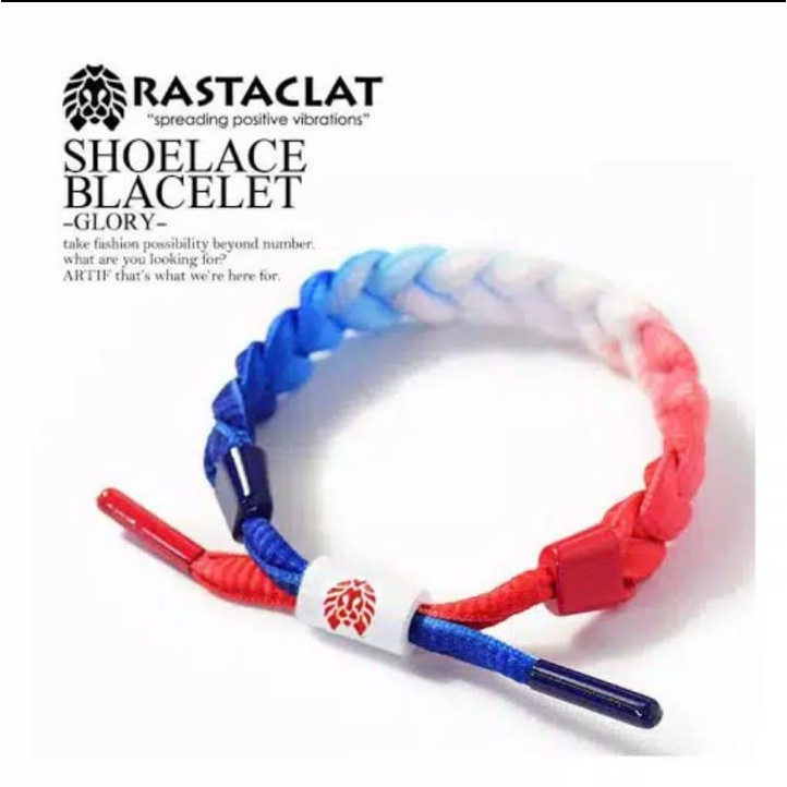 Vòng Đeo Tay Rastaclat Màu Trắng / Đỏ / Xanh Dương