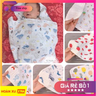 Khăn xô nhăn 6 lớp [Siêu mềm]