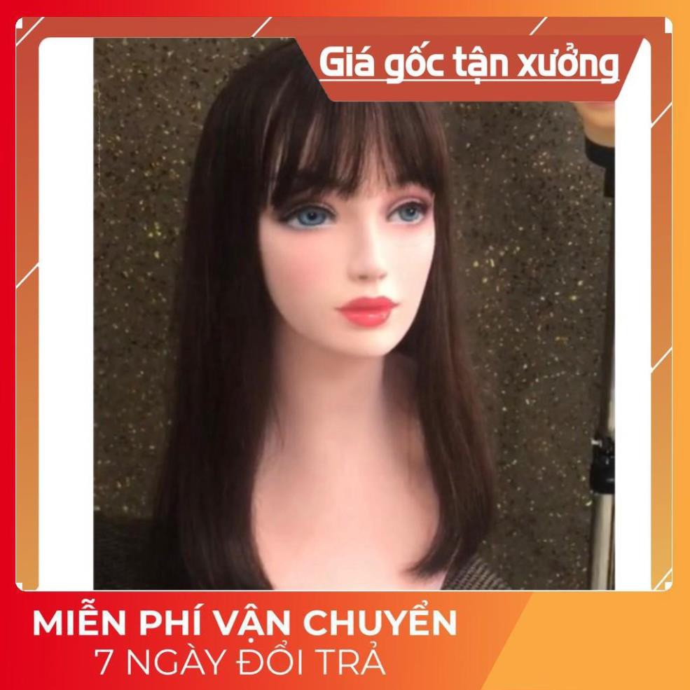 [ Big Sale ]  Tóc giả nữ làm bằng tóc thật 100%  [ Nhập Châu Âu ]