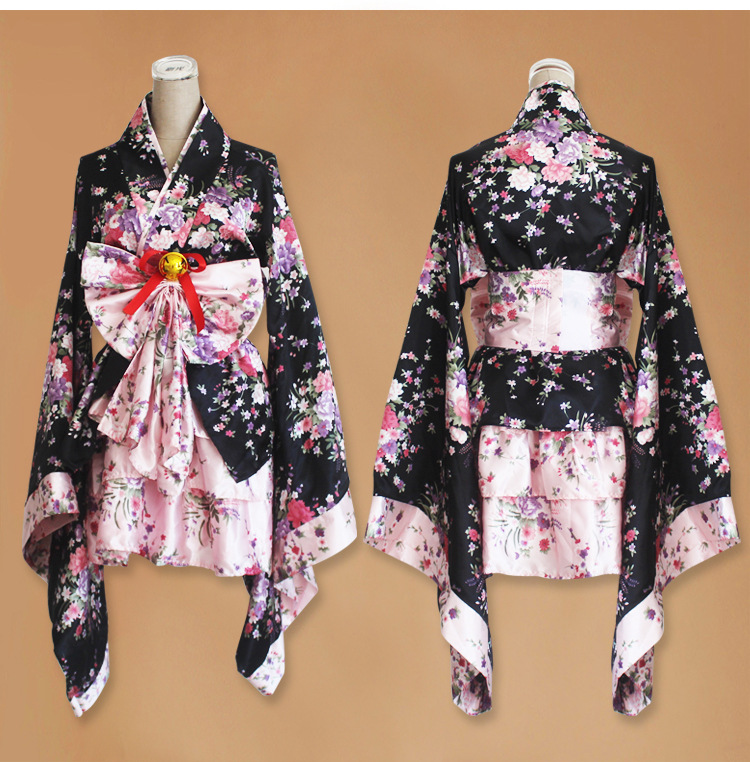 Đầm Kimono Hóa Trang Nhân Vật Anime Sakura Phong Cách Nhật Bản