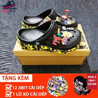 dép khủng long đế dép họa tiết 💖FREESHIP💖Dép cross bít đầu hotrend DUVDEV