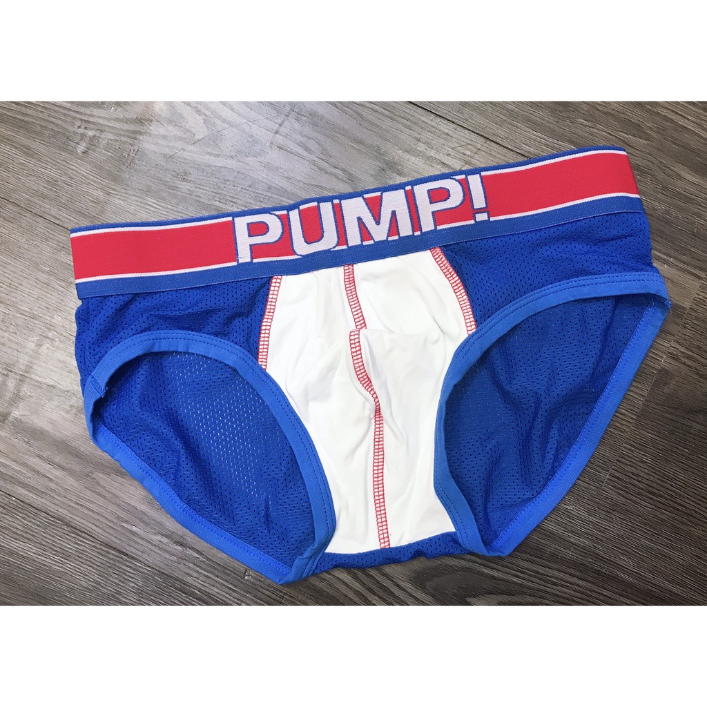 [free ship 50k + che tên đơn hàng] quần lót nam, quần lót tam giác in chữ pump đẹp nhiều màu và size