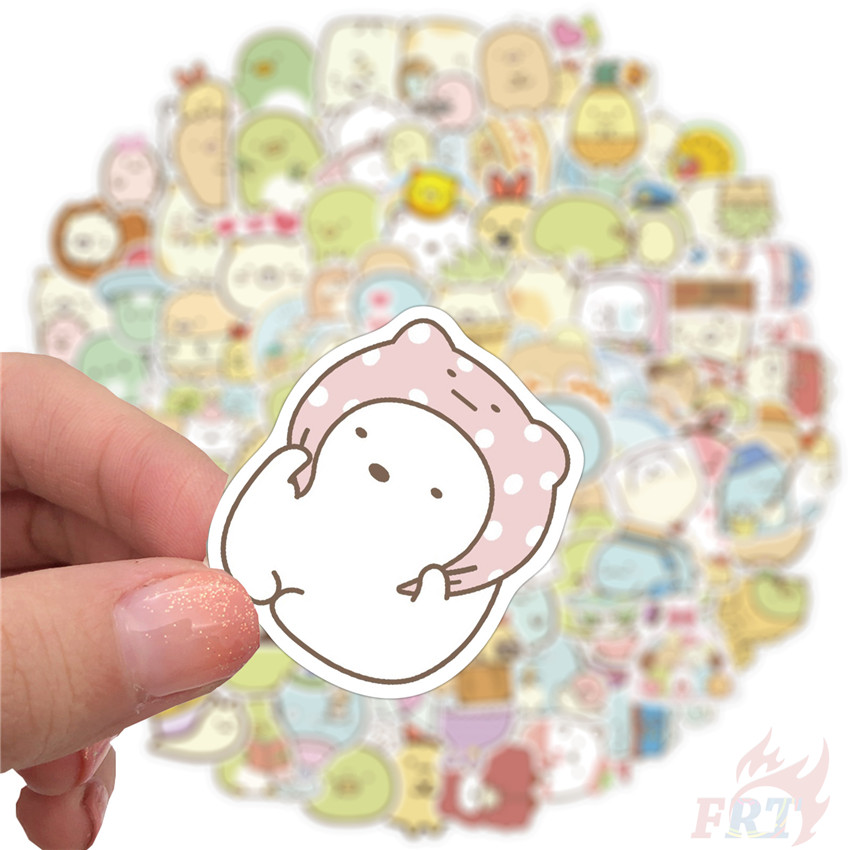 Bộ 100 miếng dán hình nhân vật hoạt hình Sumikko Gurashi đáng yêu