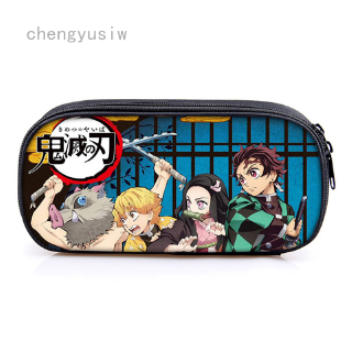 Hộp Bút In Hình Nhân Vật Anime Demon Slayer: Kimetsu No Yaiba Độc Đáo Xinh Xắn