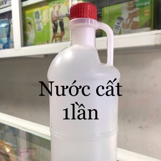 NƯỚC CẤT TINH KHIẾT 1 lần,2 lần(can 1lít)