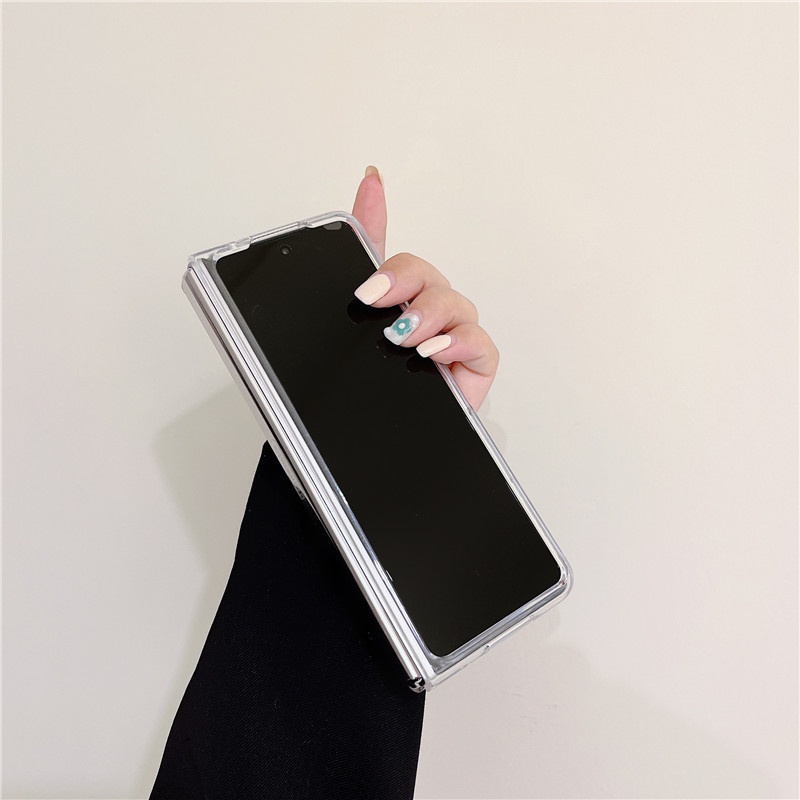 Ốp Điện Thoại PC Cứng Trong Suốt Siêu Mỏng Chống Sốc Cho Samsung Galaxy Z Fold 4 Z Fold 4