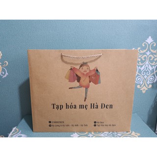 Túi giấy kraft in theo order (30x25x9)