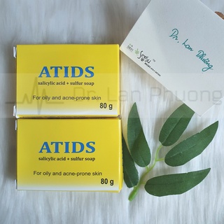 Xà phòng tắm giảm mụn lưng, ngực , dày sừng nang lông ATIDS 80g