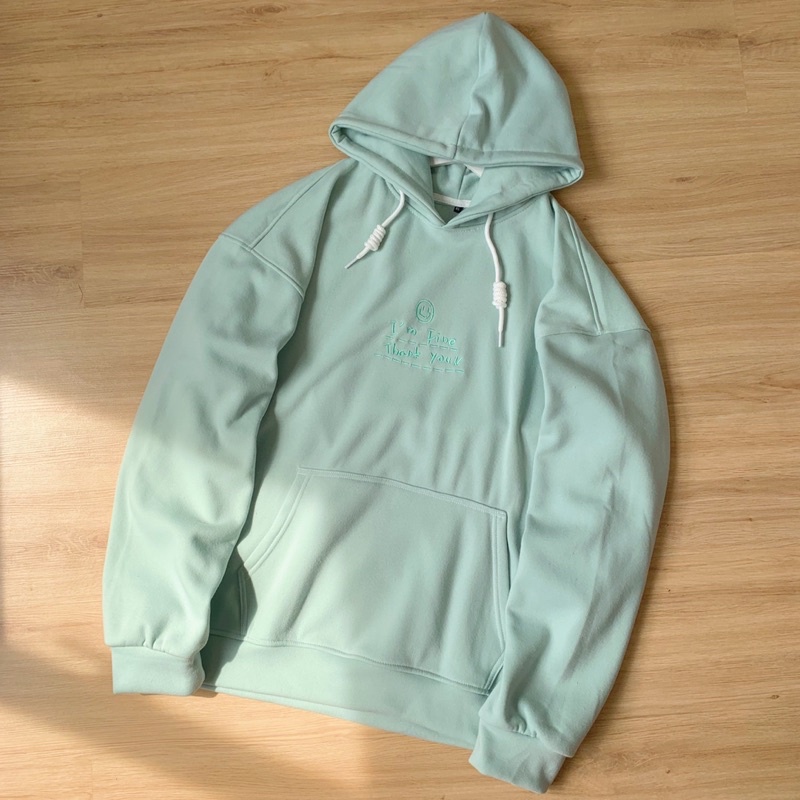 Áo nỉ hoodie unisex Homies liền mũ có túi thêu chữ FINE | BigBuy360 - bigbuy360.vn