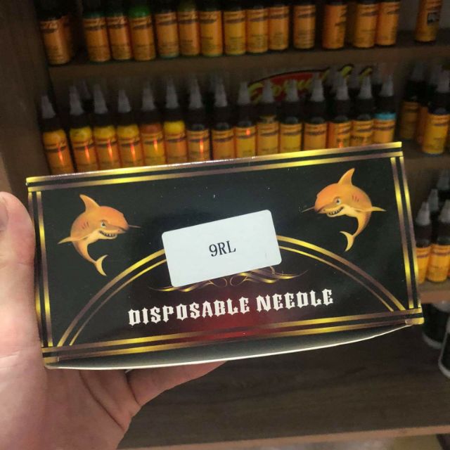 Kim xăm cá heo + Ngòi xăm