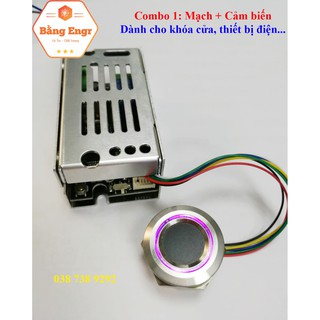 Mạch khóa VÂN TAY gắn cửa nhà, thiết bị điện, ô tô, xe máy, xe đạp điện,  v..v..
