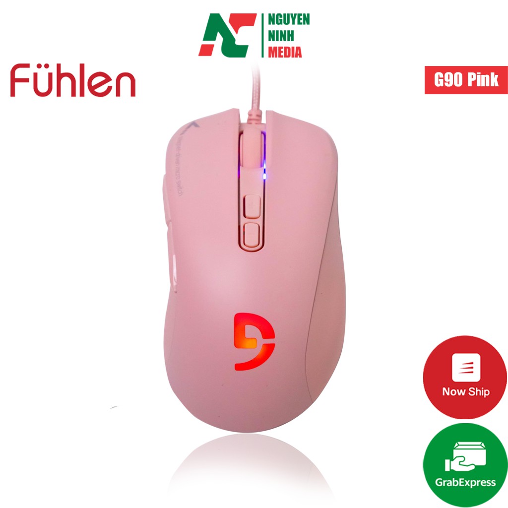 Chuột Gaming Có Dây Fuhlen G90 Pink ( Màu Hồng ) - Hàng Chính Hãng