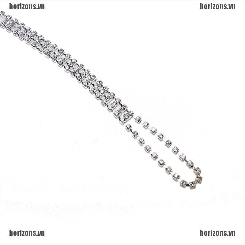 ZA 1PC Barefoot Beach Sandals Bridal Wedding Rhinestone Anklet Foot Chain Jewelry FA | BigBuy360 - bigbuy360.vn