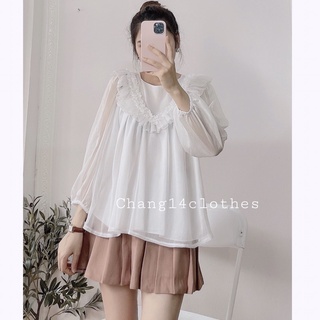 Chân váy xếp ly dáng basic đủ 3 size SML
