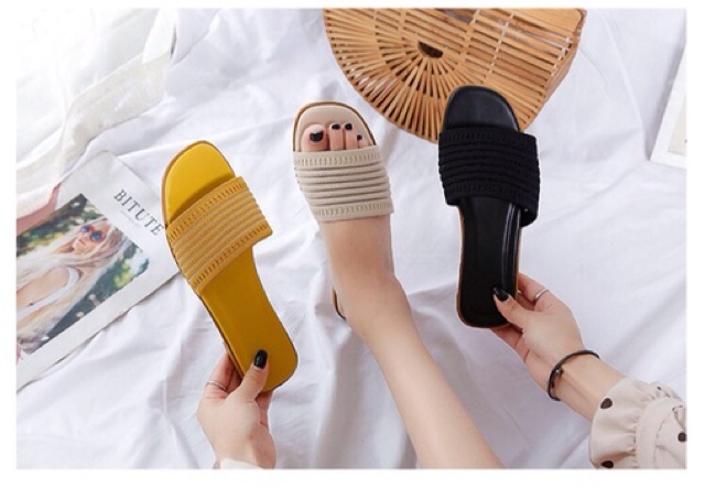 Sandal NữFREESHIPDép Nữ Quai Vải Bản To