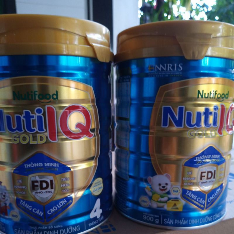 Sữa Nuti IQ gold 4 900g date 2021