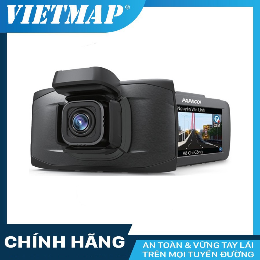 Camera hành trình Vietmap Papago Gosafe 51G + thẻ nhớ 32GB Class 10 - hàng chính hãng