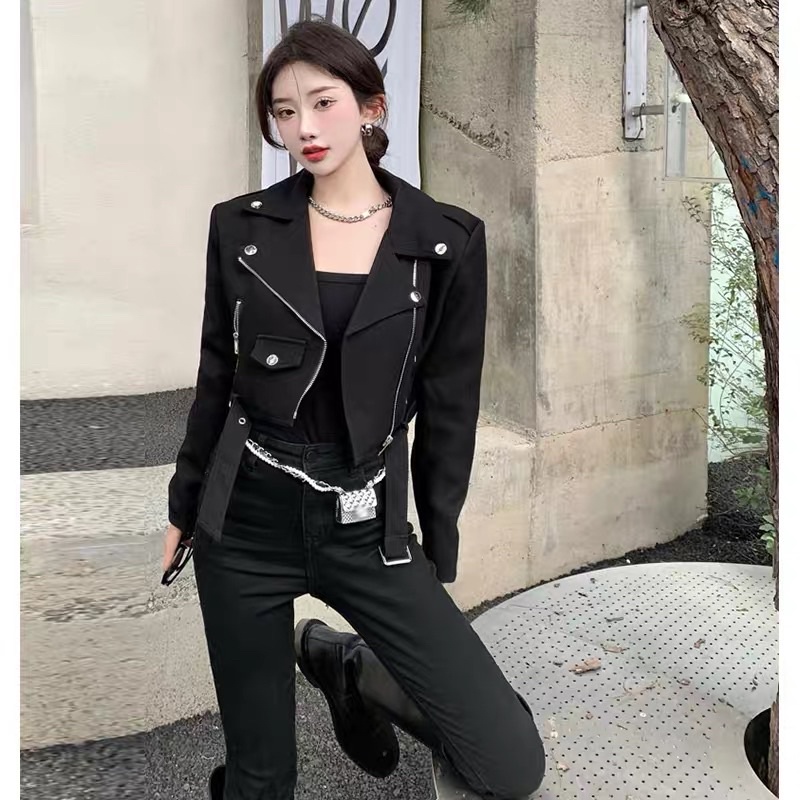 Áo khoác kaki dáng ngắn đa phong cách K1