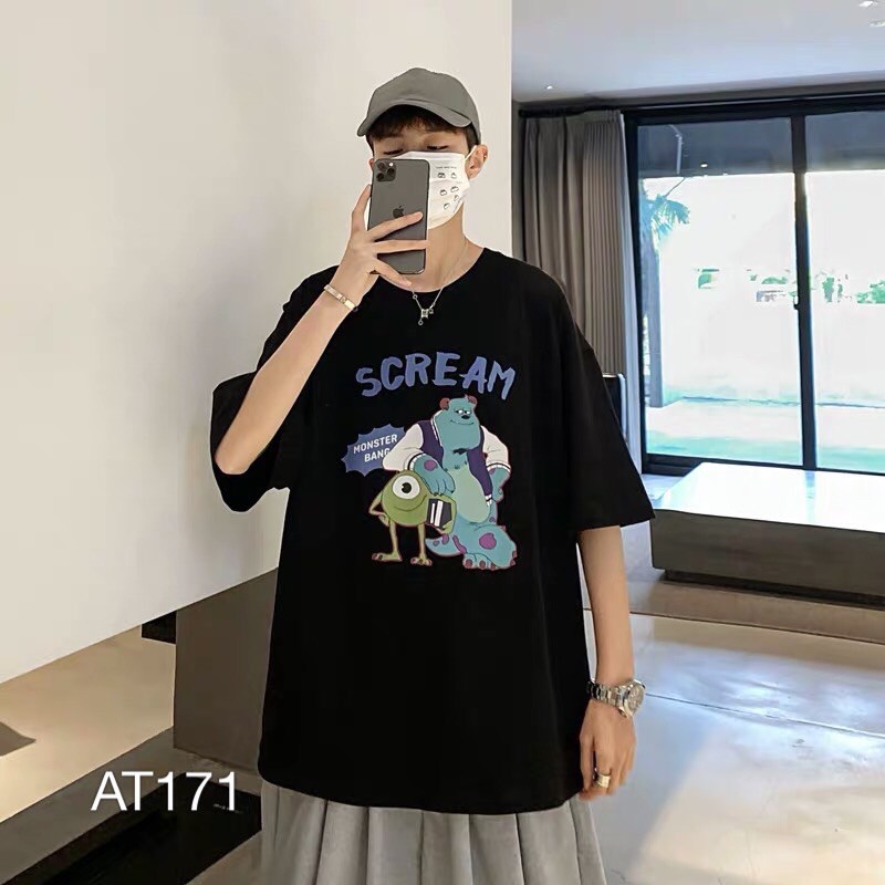 Áo thun nam nữ VN CLO in hình scream - AT171