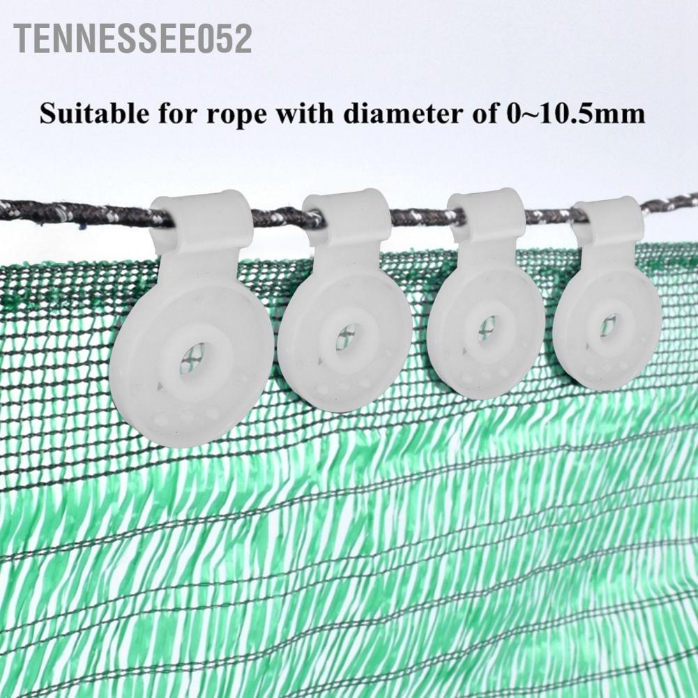 Tennessee052 20 cái Lưới che nắng Kẹp lưới hình tròn vải cố định phim trong nhà kính cho Lều Phụ kiện