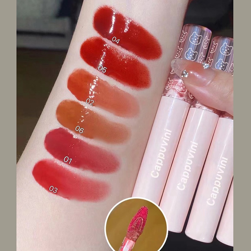 Son Kem Bóng Cappuvini Bubbly Bear Lip Glaze