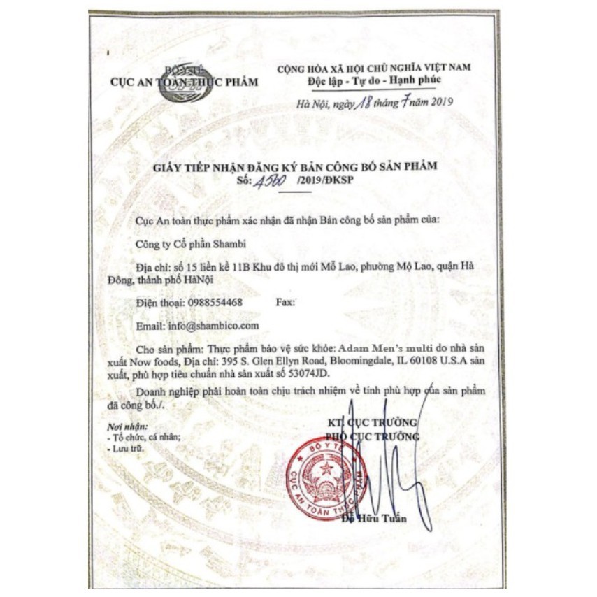 Now Adam Men's Superior Multi  - VITAMIN TỔNG HỢP CHO NAM - Chính Hãng Tại Suppcare Store