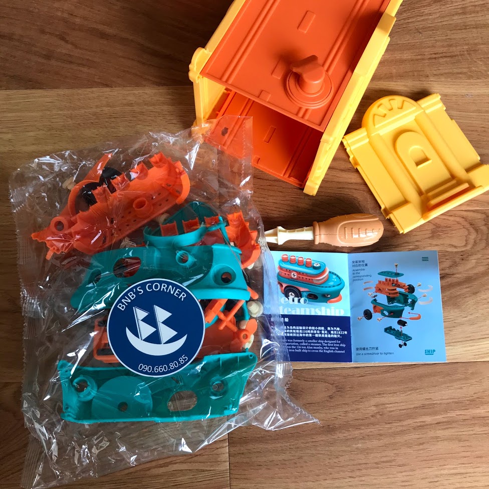 Mô hình lắp ráp DIY tàu lửa/máy bay/tàu thủy