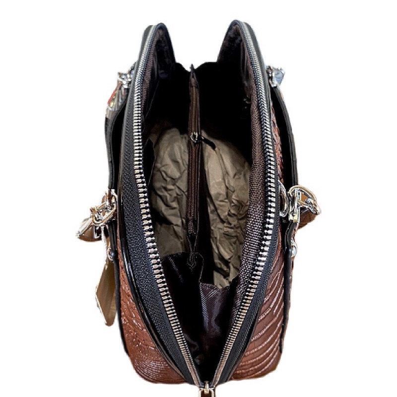 Túi Xách Nữ Da Bò Dập Vân Cá Sấu Cao Cấp Rẻ Đẹp - A&ESHOP 90980