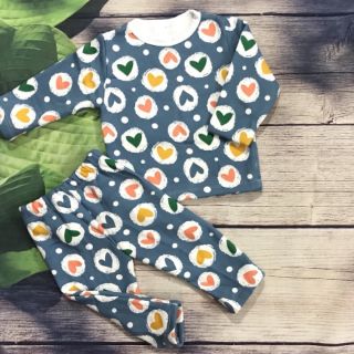 Combo 4 bộ dài tay nỉ bông bé gái
