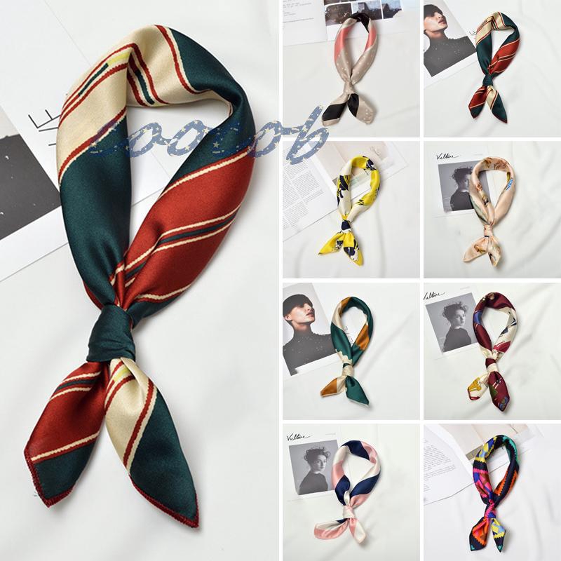 Womens Stylish Silk Square Scarf Bandana Neckerchief Head Neck Wrap Scarves