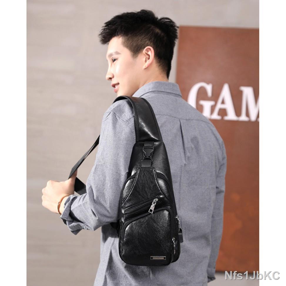 ♟❇Túi đeo chéo túi da thời trang nam cao cấp cá tính TDCN07 | BigBuy360 - bigbuy360.vn