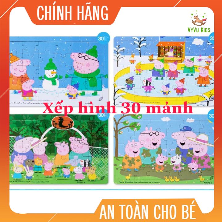 Combo đồ chơi xếp hình,lắp ráp gỗ cho bé 9,12,24,30 chi tiết - Puzzle nhiều chủ đề ngộ nghĩnh-đồ chơi thông minh cho bé